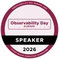 Observability Day EU 2026 Speaker Badge